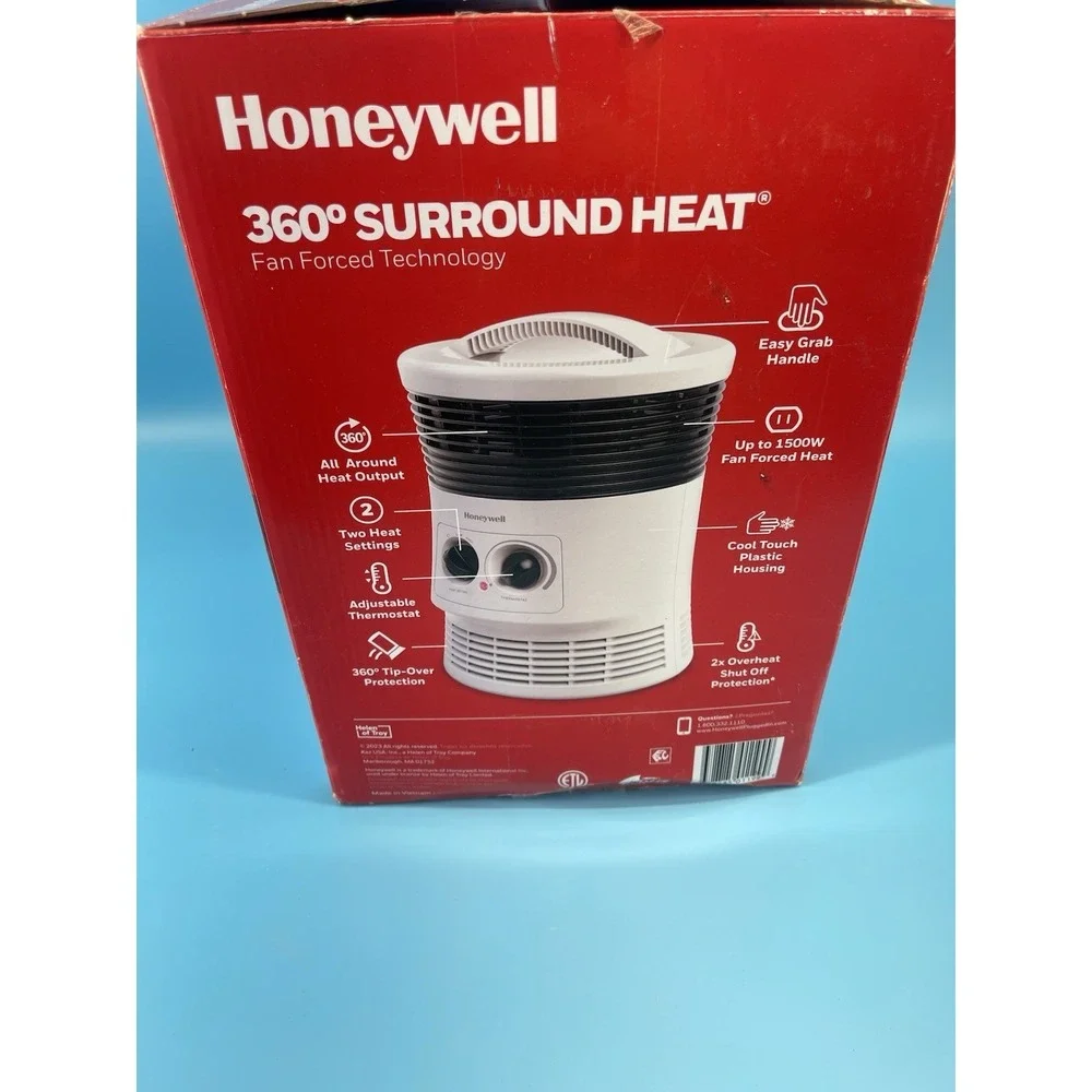 Honeywell 360° Surround Heat Heater 1500W Portable Open Box